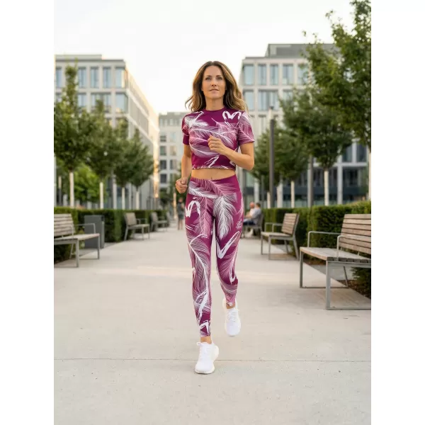  Dámský crop top premium ALTISPORT VOJ/ALW001TR07 FUCHSIOVÁ 