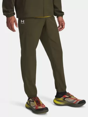 Pánské tepláky UNDER ARMOUR UA VIBE WOVEN JOGGER 1386557-308 ZELENÁ