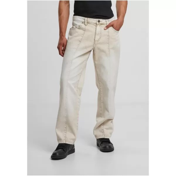  Pánské džíny URBAN CLASSICS TB7605 WHITE DIRTY WASHED 