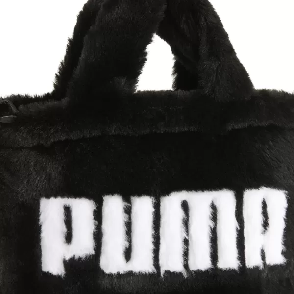  Dámská taška PUMA UP FAUX FUR MINI SHOPPER BAG 09171301 PUMA BLACK 