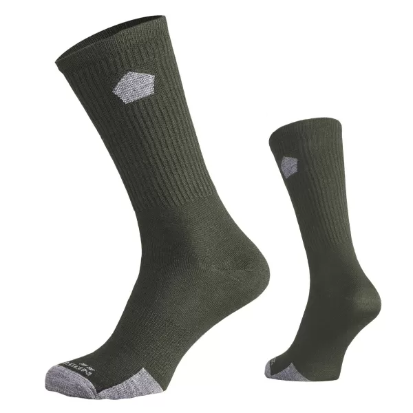  Ponožky PENTAGON ALPINE MERINO SOCKS LIGHT EL14015 06 EL14015 OLIVE GREEN 
