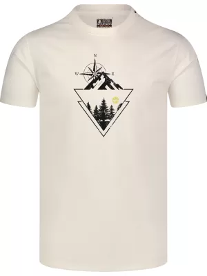 Pánské triko NORDBLANC PRIDE NBSMT8159 KRÉMOVĚ BÍLÁ