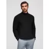 Pánský svetr OMBRE OM-SWTN-0162 BLACK