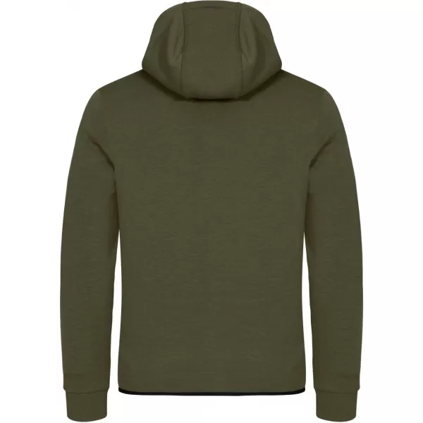  Pánská mikina CLIQUE | HAYDEN SWEAT JACKET MEN FOG GREEN 