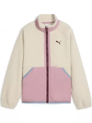 Dětské bunda PUMA HYBRID SHERPA JACKET 68840587 ALPINE SNOW