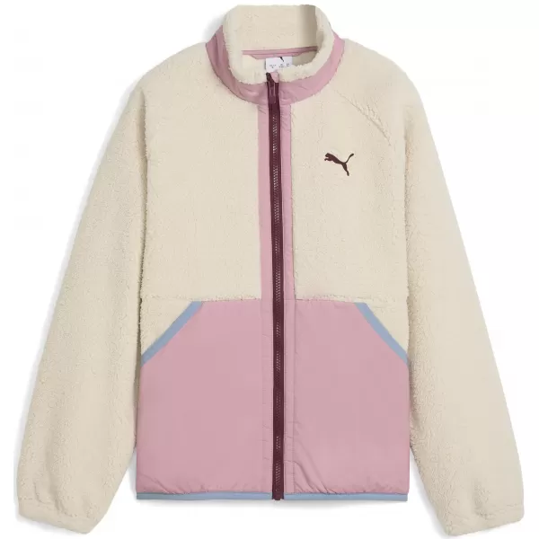  Dětské bunda PUMA HYBRID SHERPA JACKET 68840587 ALPINE SNOW 