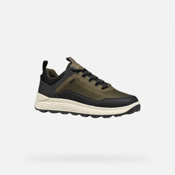  Pánské tenisky GEOX SPHERICA 4X4 B ABX G011286 KHAKI 