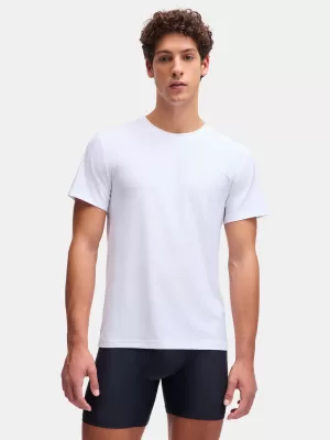 Pánské triko UNDER ARMOUR M UA PERF TECH MESH CREW NECK-2PK 6007625-100 WHITE