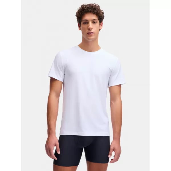  Pánské triko UNDER ARMOUR M UA PERF TECH MESH CREW NECK-2PK 6007625-100 WHITE 