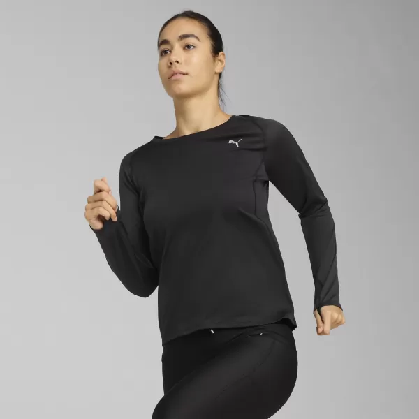  Dámské triko PUMA W RUN VELOCITY LONG SLEEVE (POLY) 52658101 PUMA BLACK 