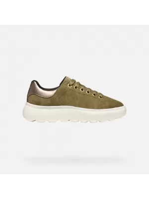 Dámské tenisky GEOX SPHERICA EC4.1 G009311 KHAKI