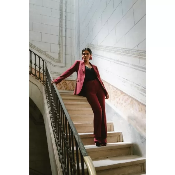  Dámské sako STYLOVE S417 MAROON 