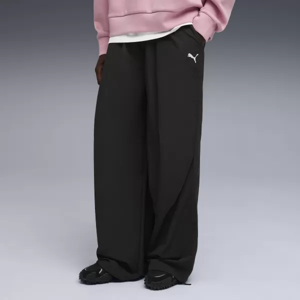  Pánské kalhoty PUMA WARDROBE ESS OVERSIZED PARACHUTE PANTS WV OP 63206801 PUMA BLACK 