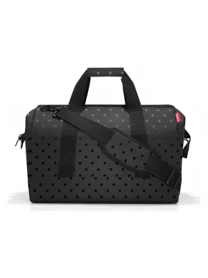 Taška REISENTHEL ALLROUNDER L GLOSSY DOTS BLACK
