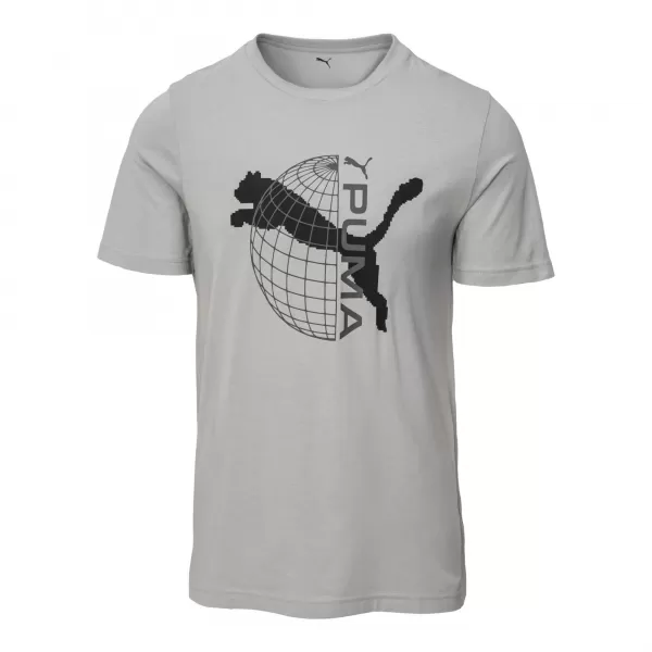  Pánské triko PUMATECH GRAPHIC TEE 63219263 GRAY ECHO 