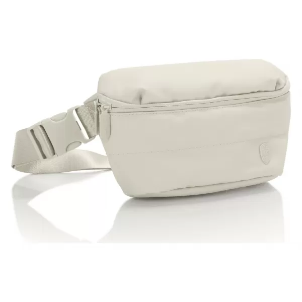  Ledvinka HEYS PUFFER MINI WAIST BAG OFF WHITE 