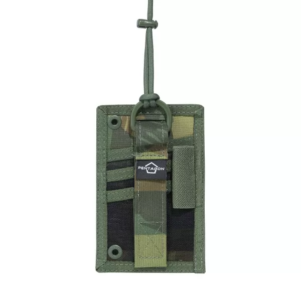  Pouzdro PENTAGON ID CARD HOLDER POUCH CAMO K17096 GREY CAMO 
