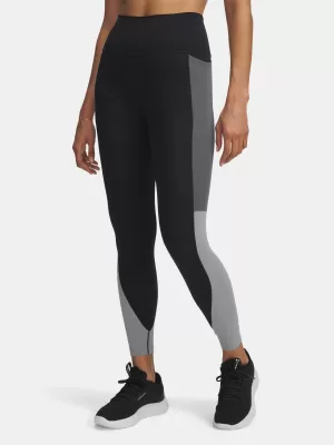 Dámské legíny UNDER ARMOUR MERIDIAN COLORBLOCK ANKLE LG 6004002-003 ČERNÁ
