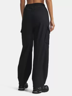 Dámské sportovní kalhoty UNDER ARMOUR UA UNSTOPPABLE RSTOP CARGO 6007025-001 ČERNÁ