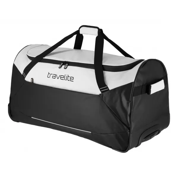  Taška TRAVELITE BASICS TROLLEY TRAVEL BAG BLACK/WHITE 