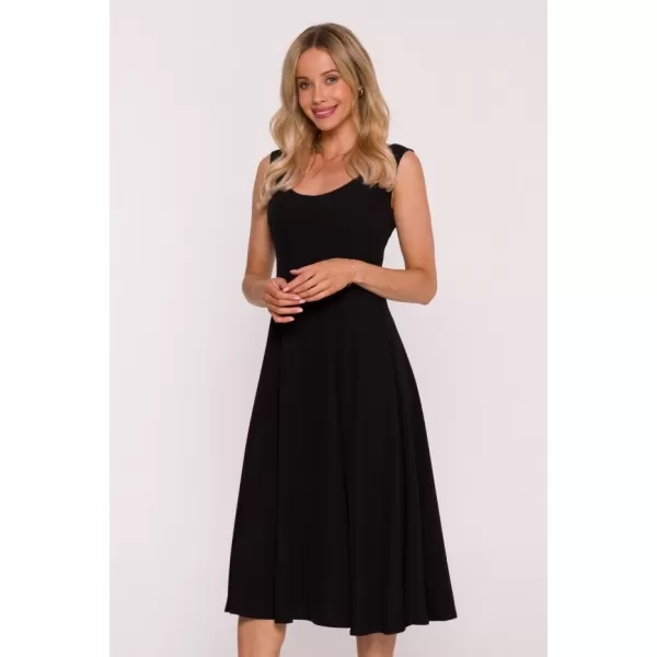  Dámské šaty STYLOVE S424 BLACK 