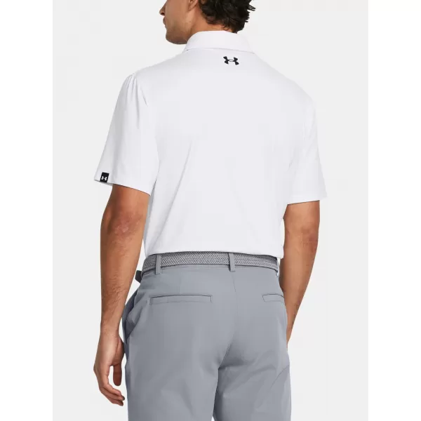  Pánské triko UNDER ARMOUR UA T2G POLO LB 1383255-100 BÍLÁ 
