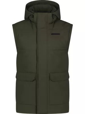Pánská zimní vesta NORDBLANC NUMINOUS NBWJM8062 ARMÁDNÍ ZELENÁ