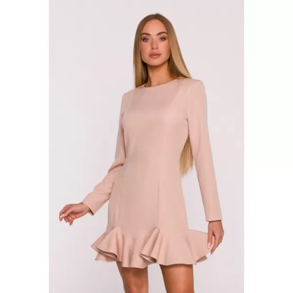  Dámské šaty MOE M880 BEIGE 