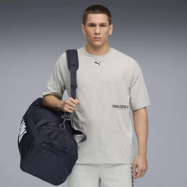  Pánské triko PUMA M GRAPHIC OVERSIZE TEE 52762604 LIGHT GRAY HEATHER 