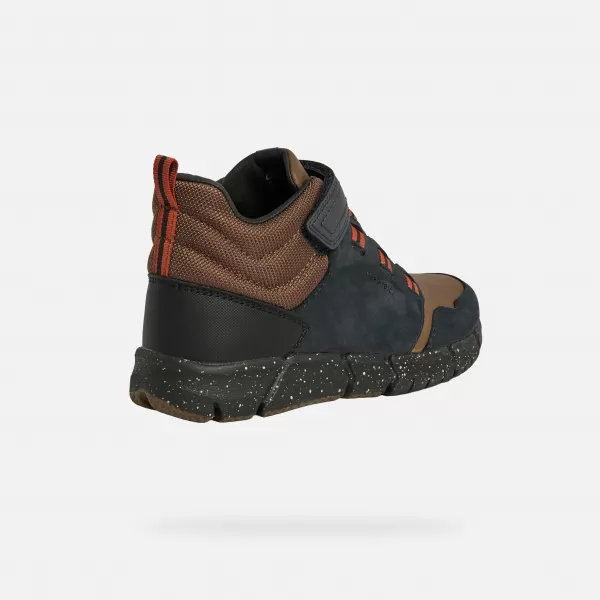  Chlapecké kotníkové boty GEOX FLEXYPER BOY B ABX J949XA032FUC0948 ČERNÁ 