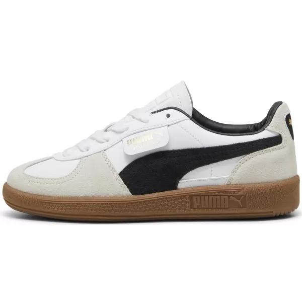  Dětské boty PUMA PALERMO LTH JR 39727501 PUMA WHITE/VAPOR GRAY/GUM 
