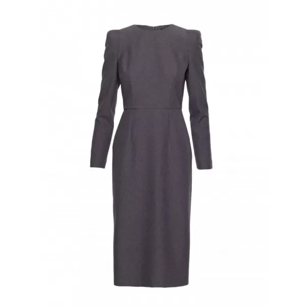  Dámské šaty STYLOVE S412 GREY 