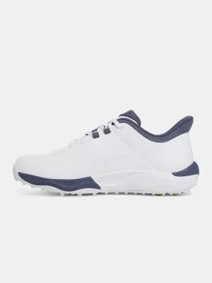 Pánské boty UNDER ARMOUR UA DRIVE PRO SL WIDE 3026921-102 BÍLÁ