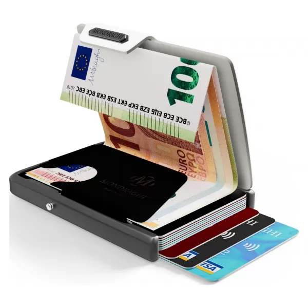  Peněženka MONDRAGHI SAFFIANO WHITE 