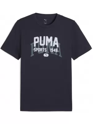 Pánské triko PUMA GRAPHIC VARSITY TEE 68803516 NEW NAVY