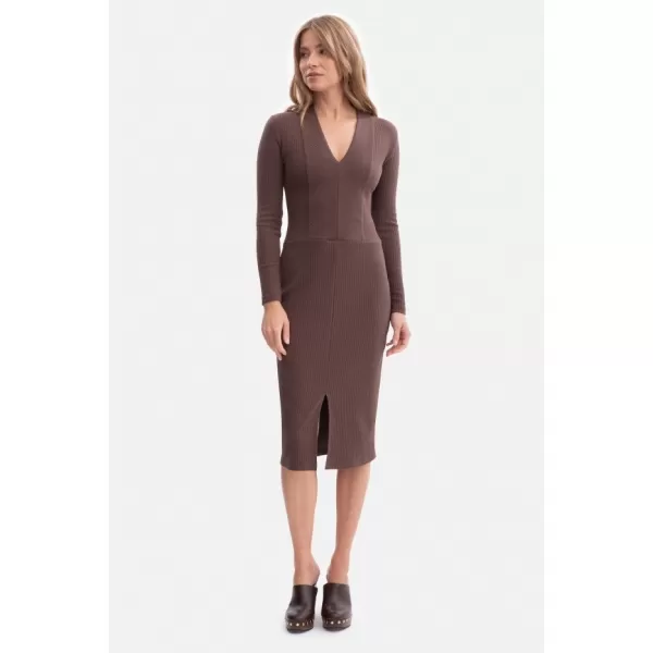  Dámské šaty BEWEAR B307 BROWN 