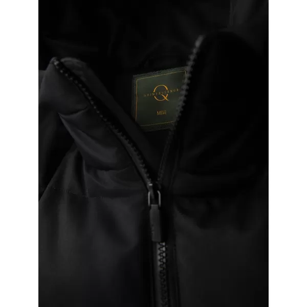  Pánský kabát OMBRE OM-JALJ-0264 BLACK 