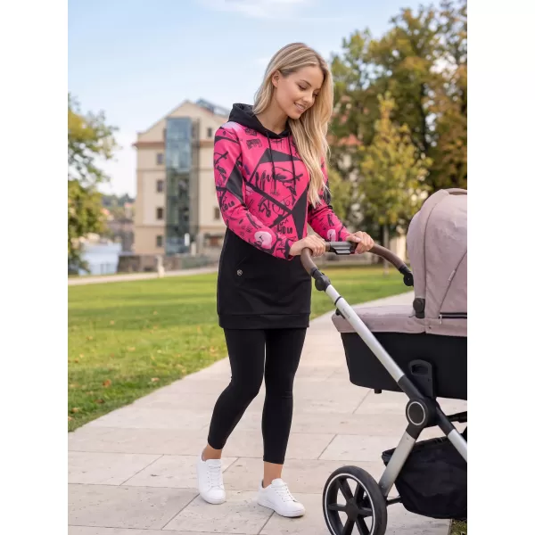  Dámská mikina KIXMI VONITA RŮŽOVÁ 