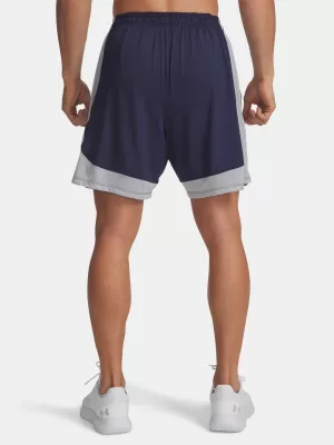 Pánské kraťasy UNDER ARMOUR UA TECH VENT 2IN1 SHORT 6005917-410 MODRÁ