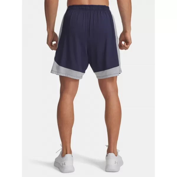  Pánské kraťasy UNDER ARMOUR UA TECH VENT 2IN1 SHORT 6005917-410 MODRÁ 