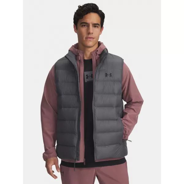  Pánská vesta UNDER ARMOUR LEGEND DOWN VEST 1385838-025 ŠEDÁ 