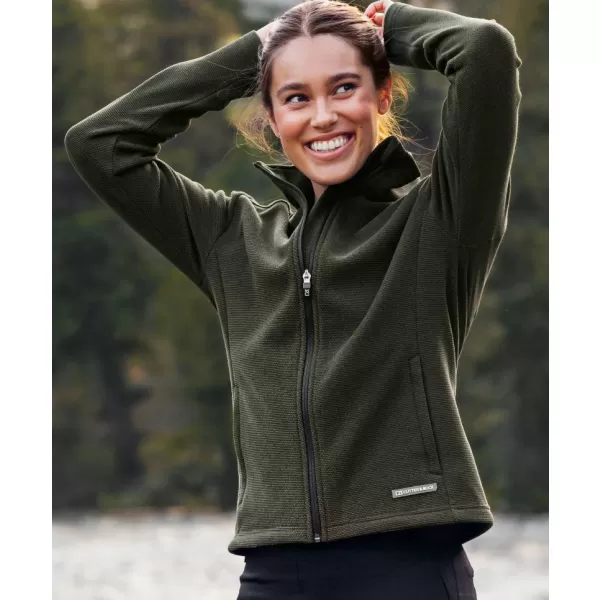  Dámská fleecová mikina CUTTER & BUCK | HUNTS FLEECE FZ WOMEN IVY GREEN 