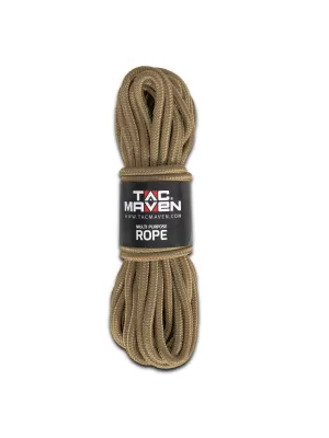 Parašňůra PENTAGON MULTI PURPOSE ROPE 10MM X 15M D25009 COYOTE