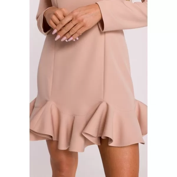  Dámské šaty MOE M880 BEIGE 