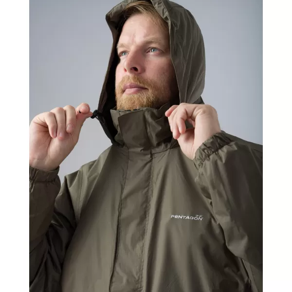  Bunda PENTAGON ATLANTIC V2.0 RAIN JACKET K07022 BROWN GREY 