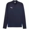 Pánské triko PUMA TEAMGOAL TRAINING 1/4 ZIP TO 65862906 PUMA NAVY/WHITE/PERSIAN BLUE