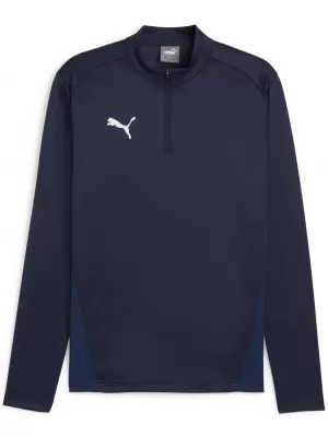 Pánské triko PUMA TEAMGOAL TRAINING 1/4 ZIP TO 65862906 PUMA NAVY/WHITE/PERSIAN BLUE