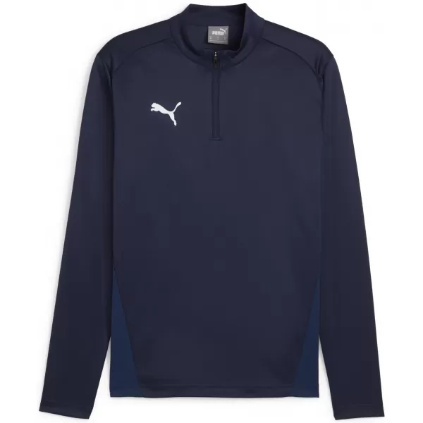  Pánské triko PUMA TEAMGOAL TRAINING 1/4 ZIP TO 65862906 PUMA NAVY/WHITE/PERSIAN BLUE 