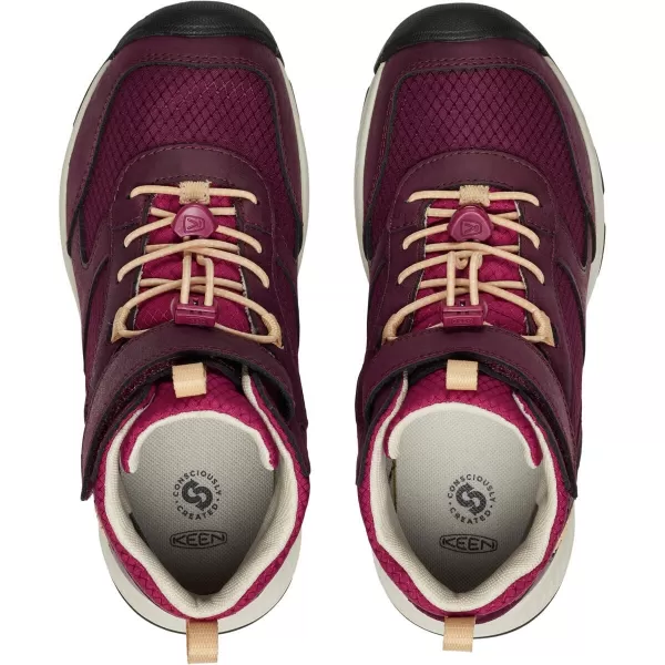  Boty KEEN SKUA MID WP YOUTH FIG/PEACH FUZZ 