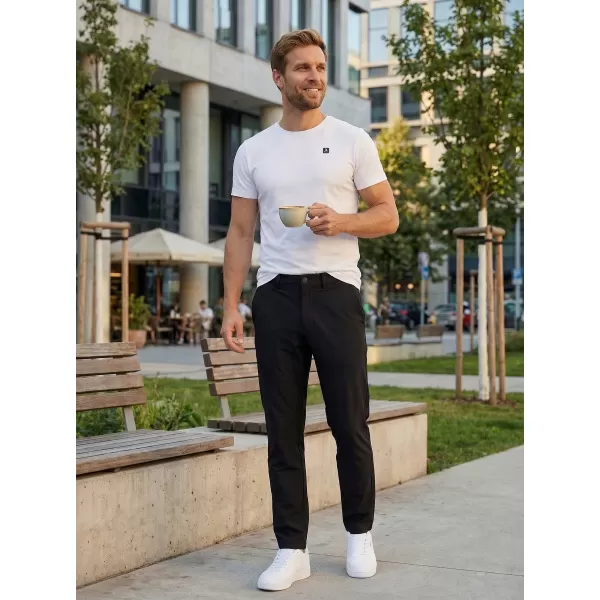  Pánské kalhoty ALTISPORT ATS TROUSER SLIM-FIT ČERNÁ 